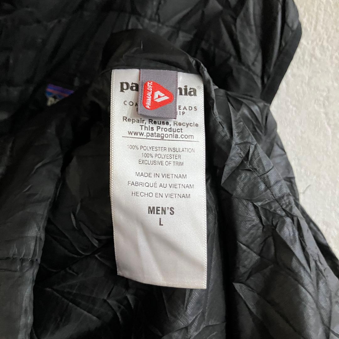 Excellent condition Patagonia Nano Puff Vest, Black, PrimaLoft, L