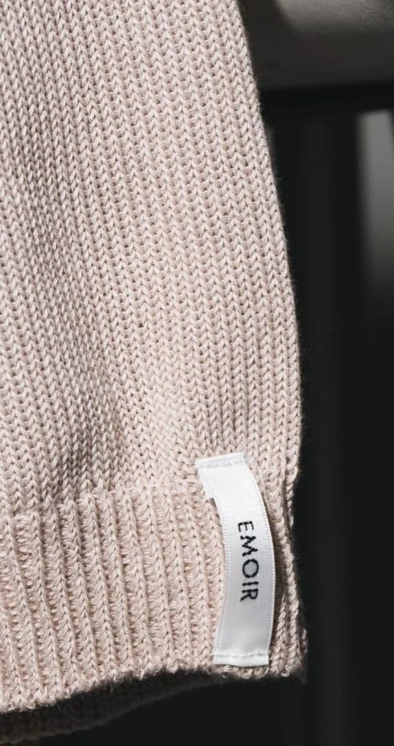 EMOIR Beige Rib Knit Leg Warmers Ballet