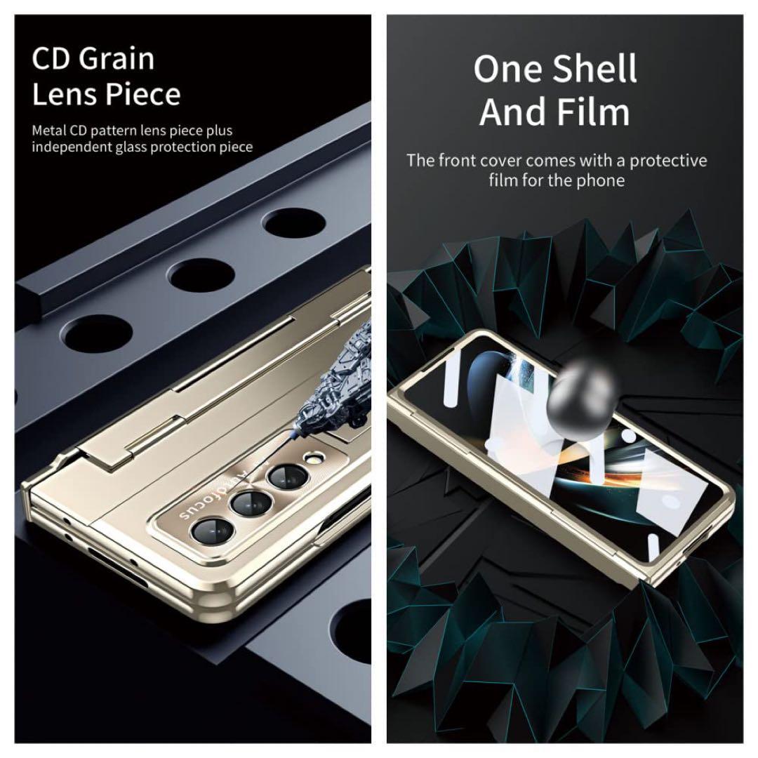★Samsung Galaxy Z Fold 4 Case Bumper Frame 360