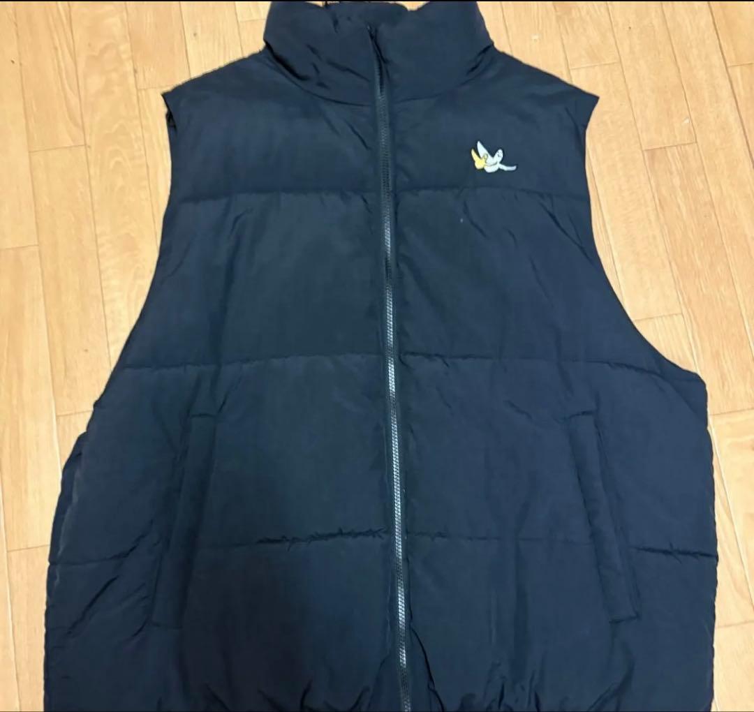 Mark Gonzales Down Vest Black Reversible