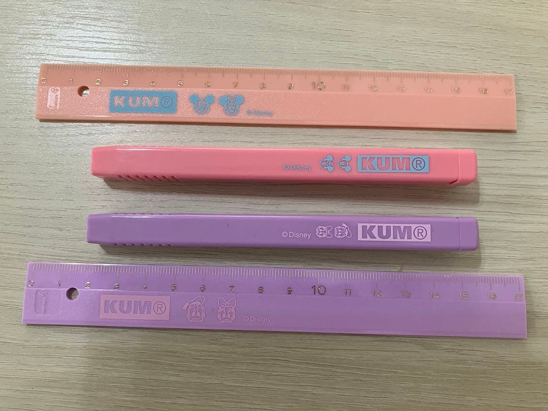 Eraser and Ruler Set ?? Disney - 2 Piece Set