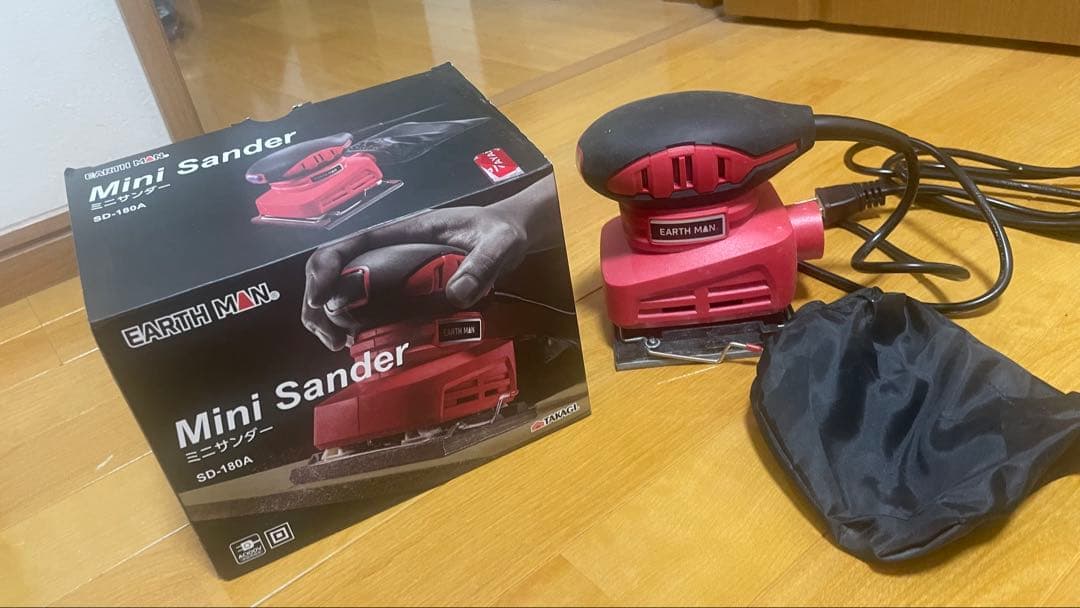 EARTH MAN Mini Sander SD-148A