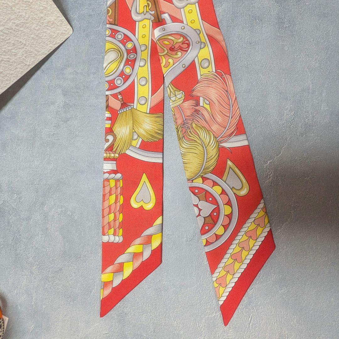 HERMES Twilly Arnes de Coeur Heart Orange/Red