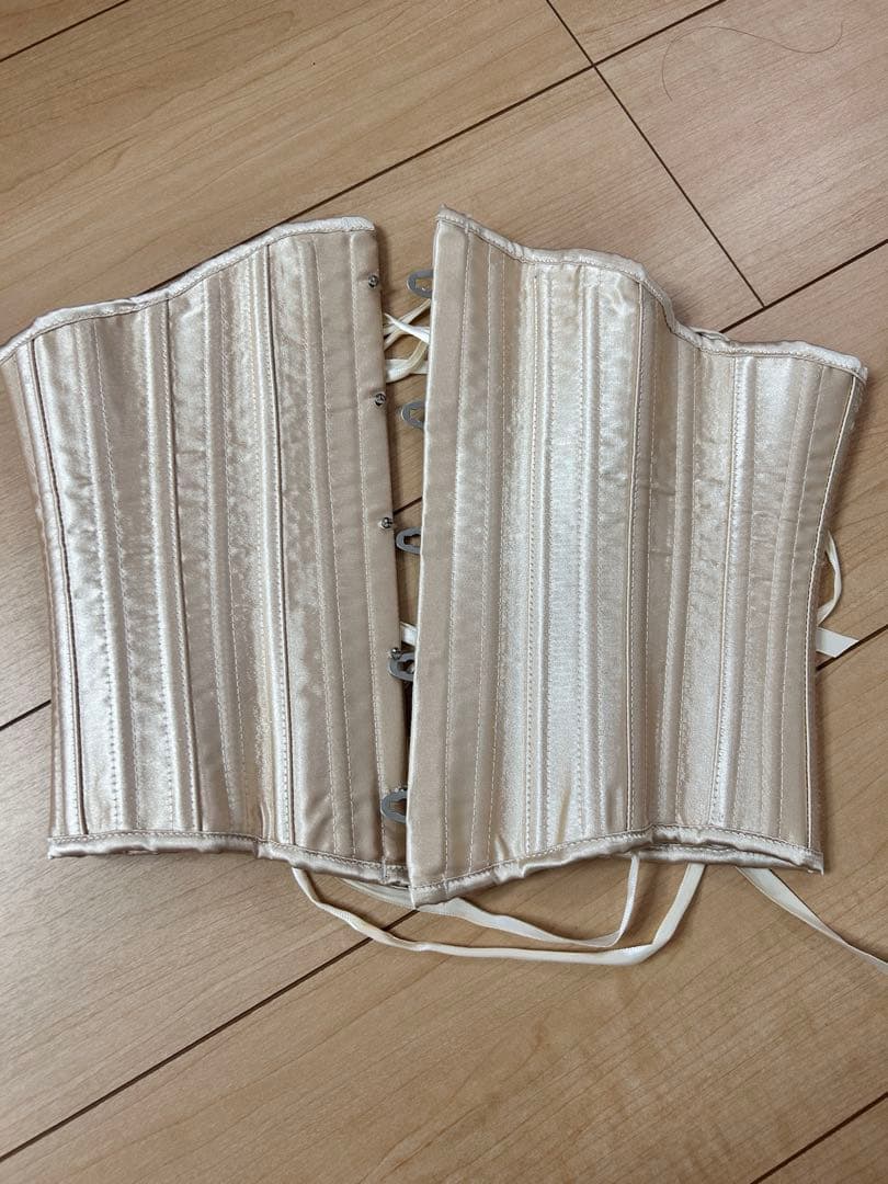 Beige Satin Corset