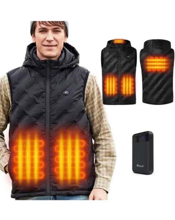 Heated Vest for Men with 5000mAh Battery