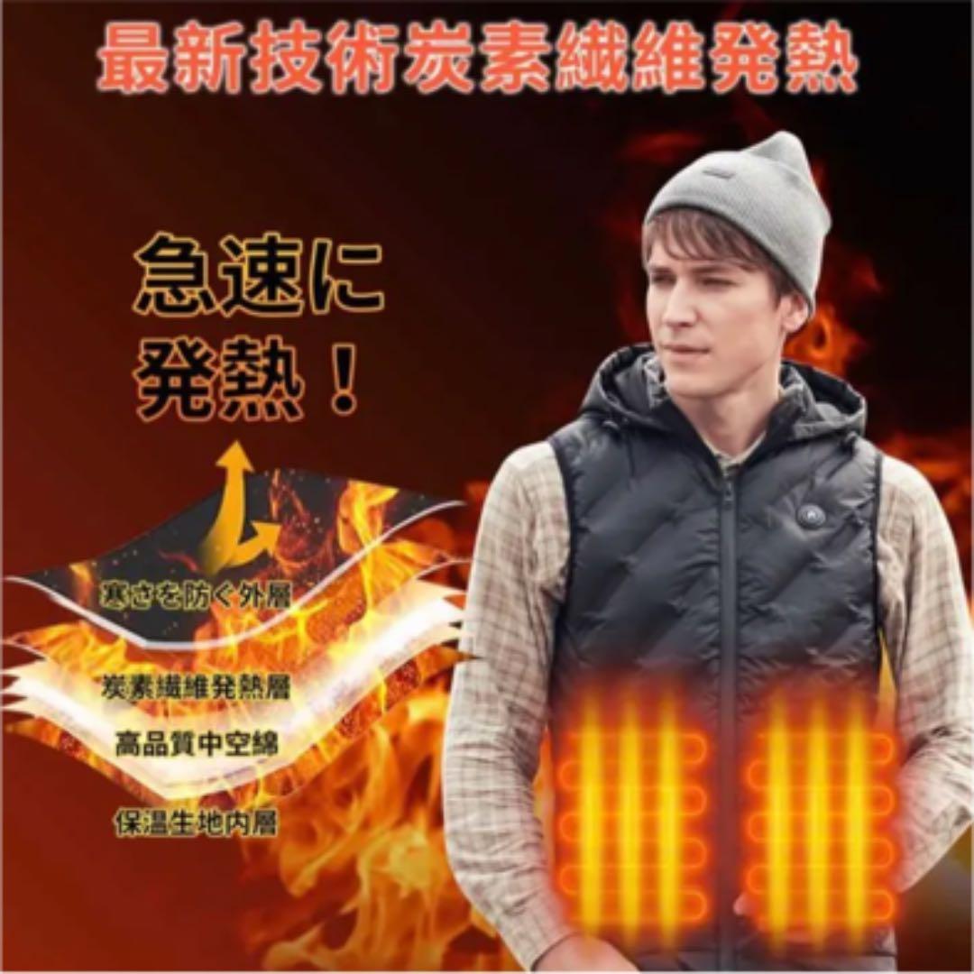 Heated Vest for Men with 5000mAh Battery