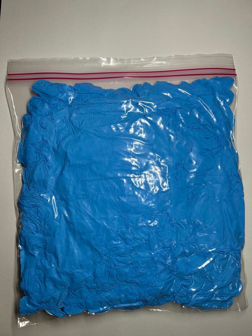 Nitrile Gloves, 200 Count, Medium, Blue, Powder-Free, Disposable, Food-Safe