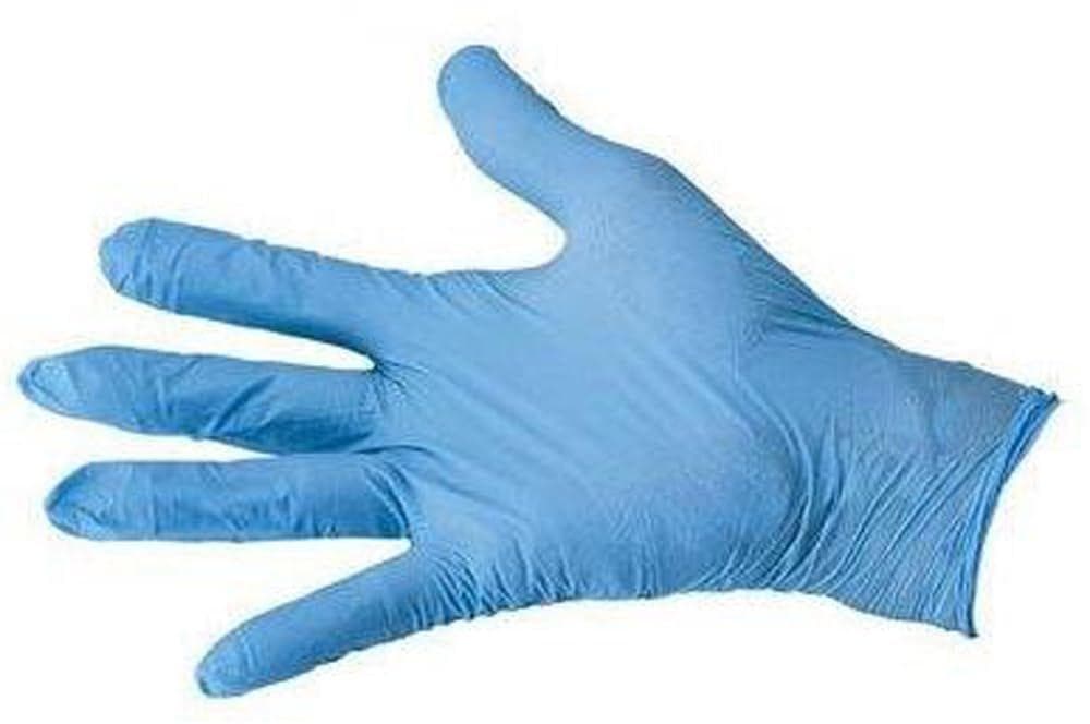 【Free Shipping】100 pcs, Fuji Super Nitrile Gloves, Powder-Free, Blue, L