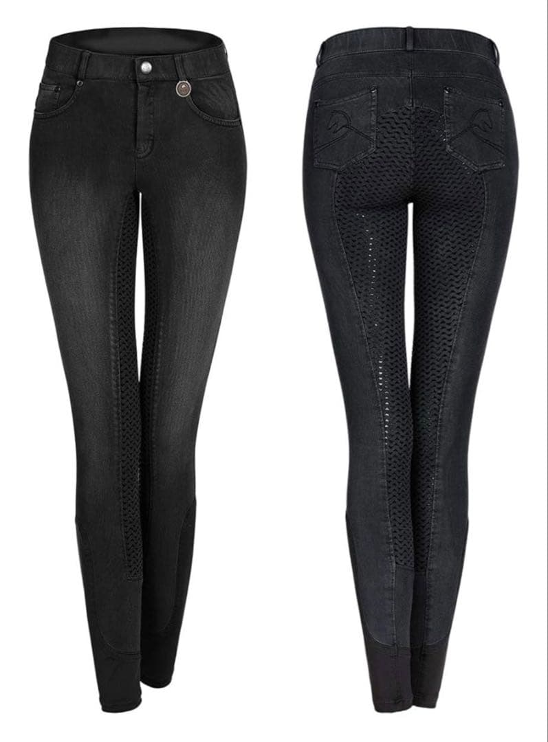 Beautiful condition ✨ ELT Women's Riding Breeches, Riding Culottes, Pants, L, Black, Washable