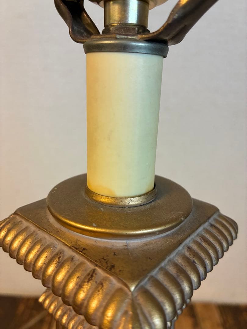 Antique Stand Light, Retro Lighting, Lamp, Vintage, No Shade