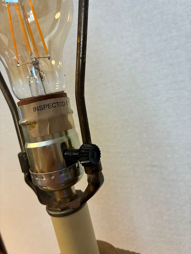 Antique Stand Light, Retro Lighting, Lamp, Vintage, No Shade