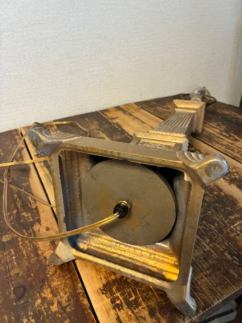Antique Stand Light, Retro Lighting, Lamp, Vintage, No Shade