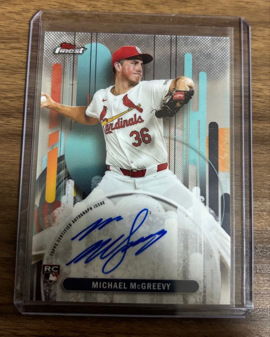 2025 Topps Michael McGreevy Rookie Autograph