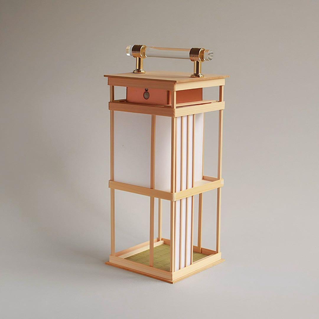 Edo Yadori ~ Invitation to Memories [Motion Sensor Lantern] Japanese Style Lighting, 30cm Tall Lamp/Andon