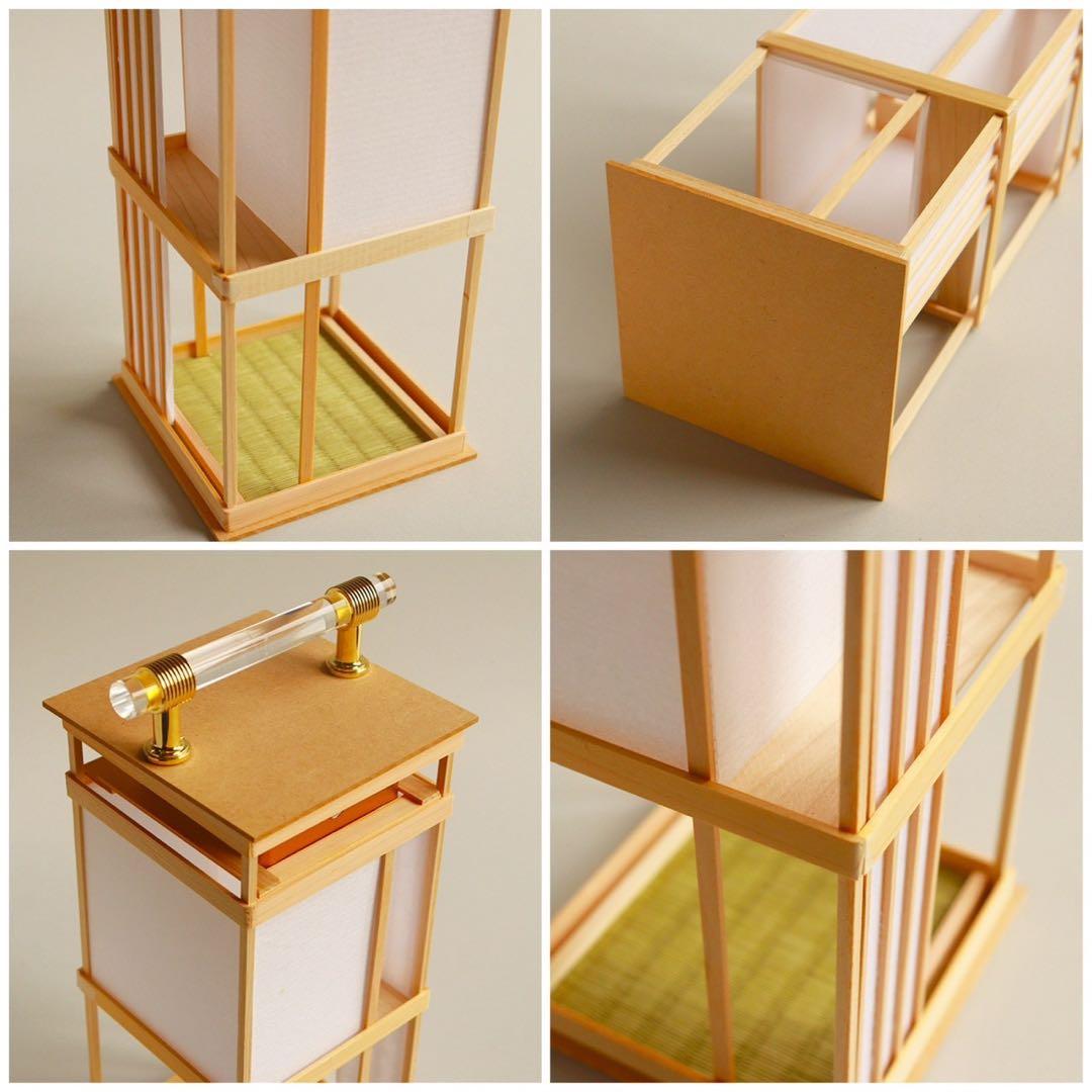 Edo Yadori ~ Invitation to Memories [Motion Sensor Lantern] Japanese Style Lighting, 30cm Tall Lamp/Andon