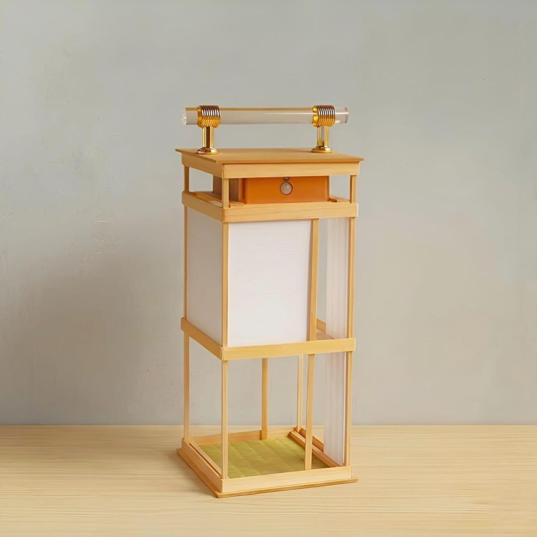 Edo Yadori ~ Invitation to Memories [Motion Sensor Lantern] Japanese Style Lighting, 30cm Tall Lamp/Andon
