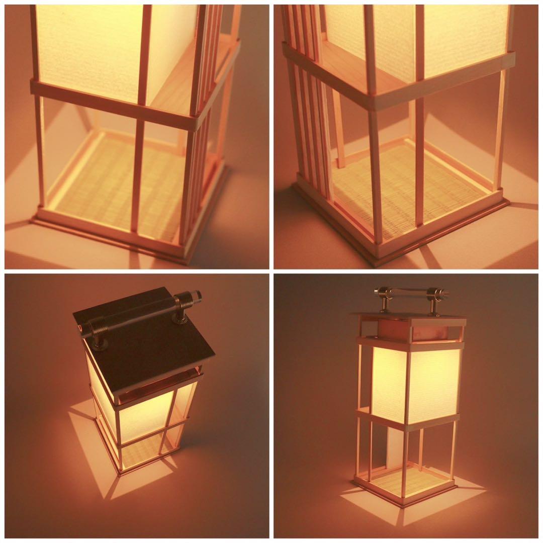 Edo Yadori ~ Invitation to Memories [Motion Sensor Lantern] Japanese Style Lighting, 30cm Tall Lamp/Andon