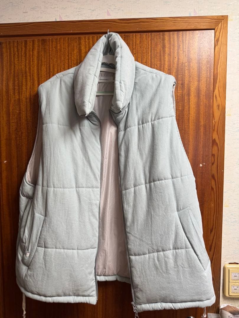 MAGIC STICK Down Vest, Light Blue, MAGIC STICK