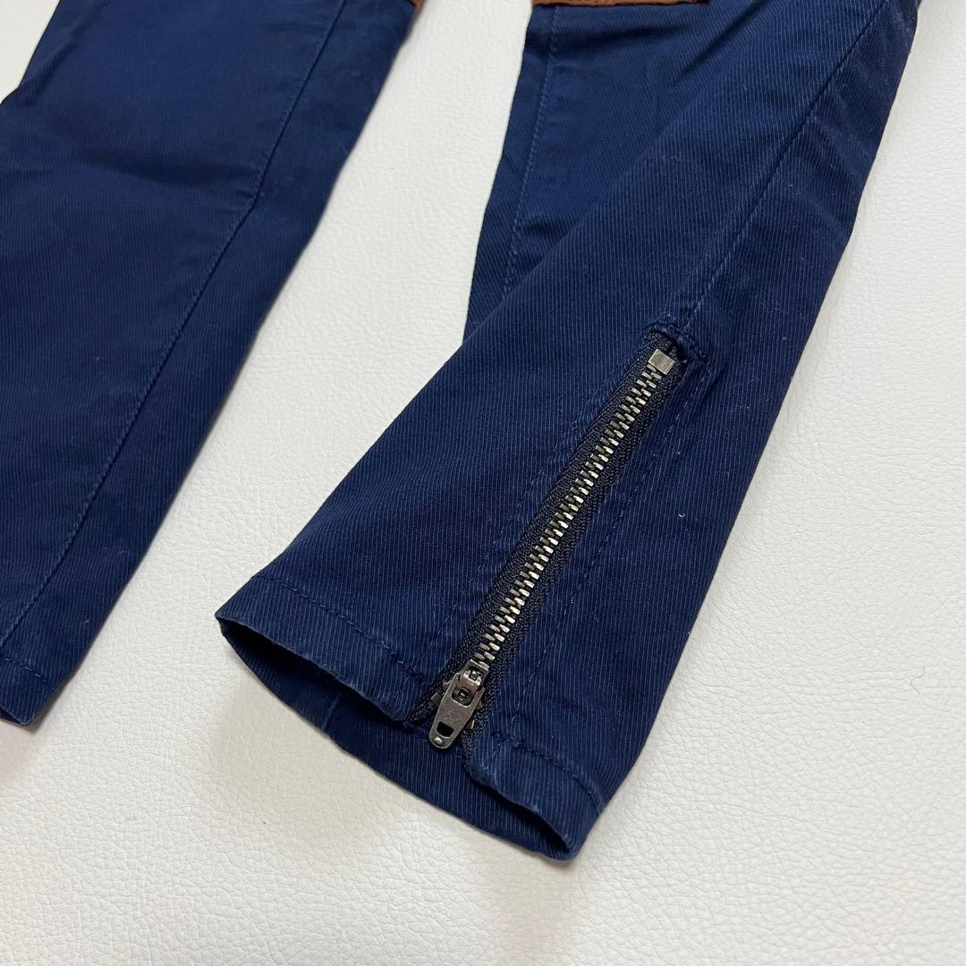Ralph Lauren Riding Pants Navy 120 Knee Patches Patchwork Trousers