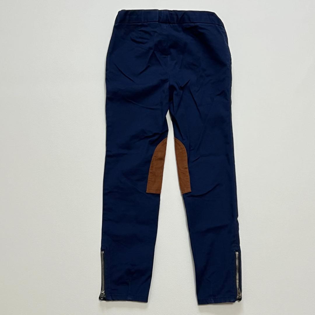 Ralph Lauren Riding Pants Navy 120 Knee Patches Patchwork Trousers