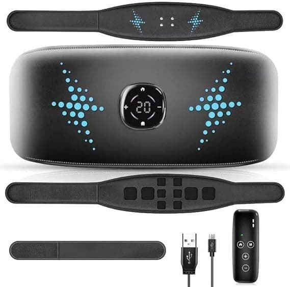 ♢ Abdominal Muscle Machine EMS Abdominal Belt Diet Powerful Model Abdominal Pad USB