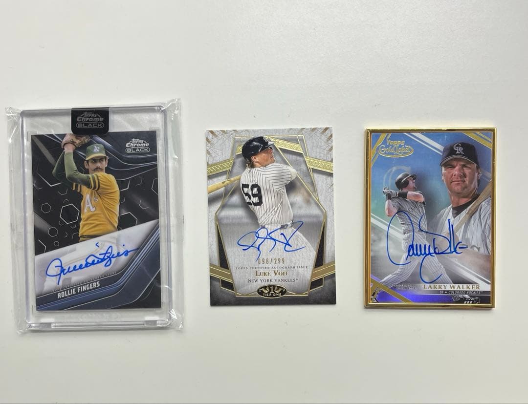 Topps MLB Legends On-Card Auto Set LARRY WALKER & Others