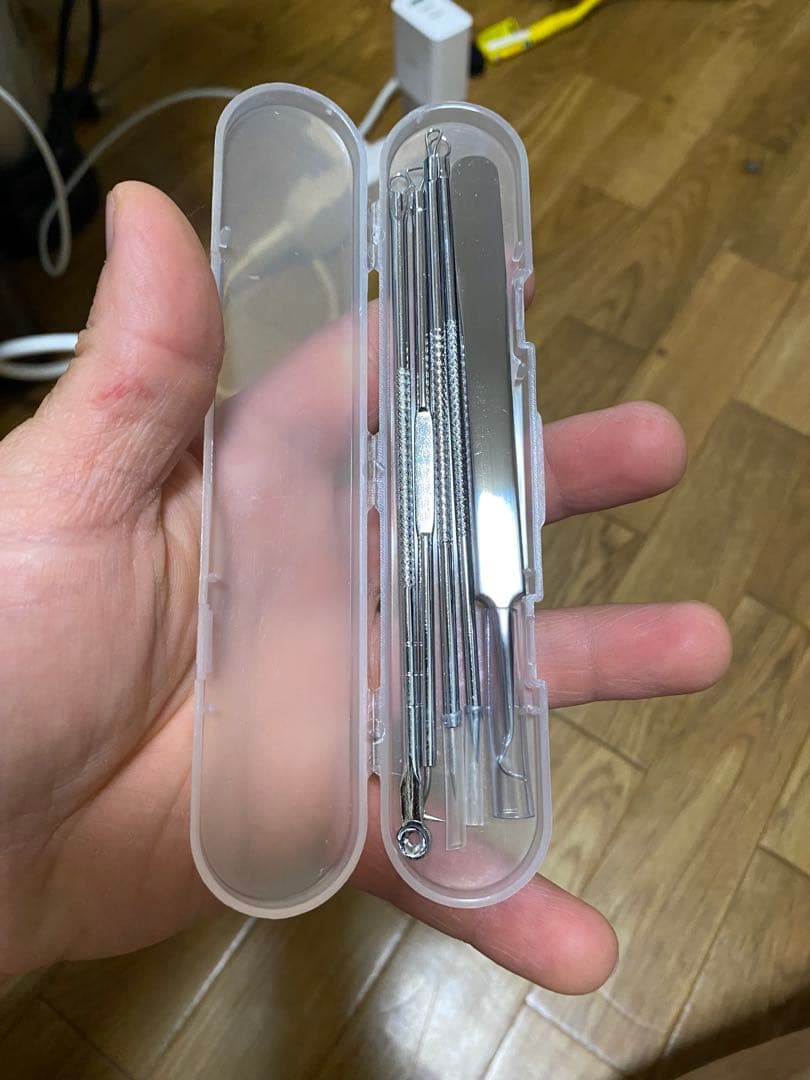 Tweezers Set with Transparent Case