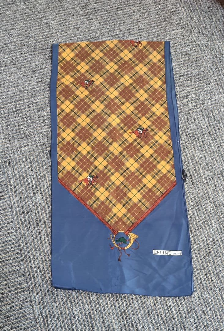 CELINE Plaid Scarf