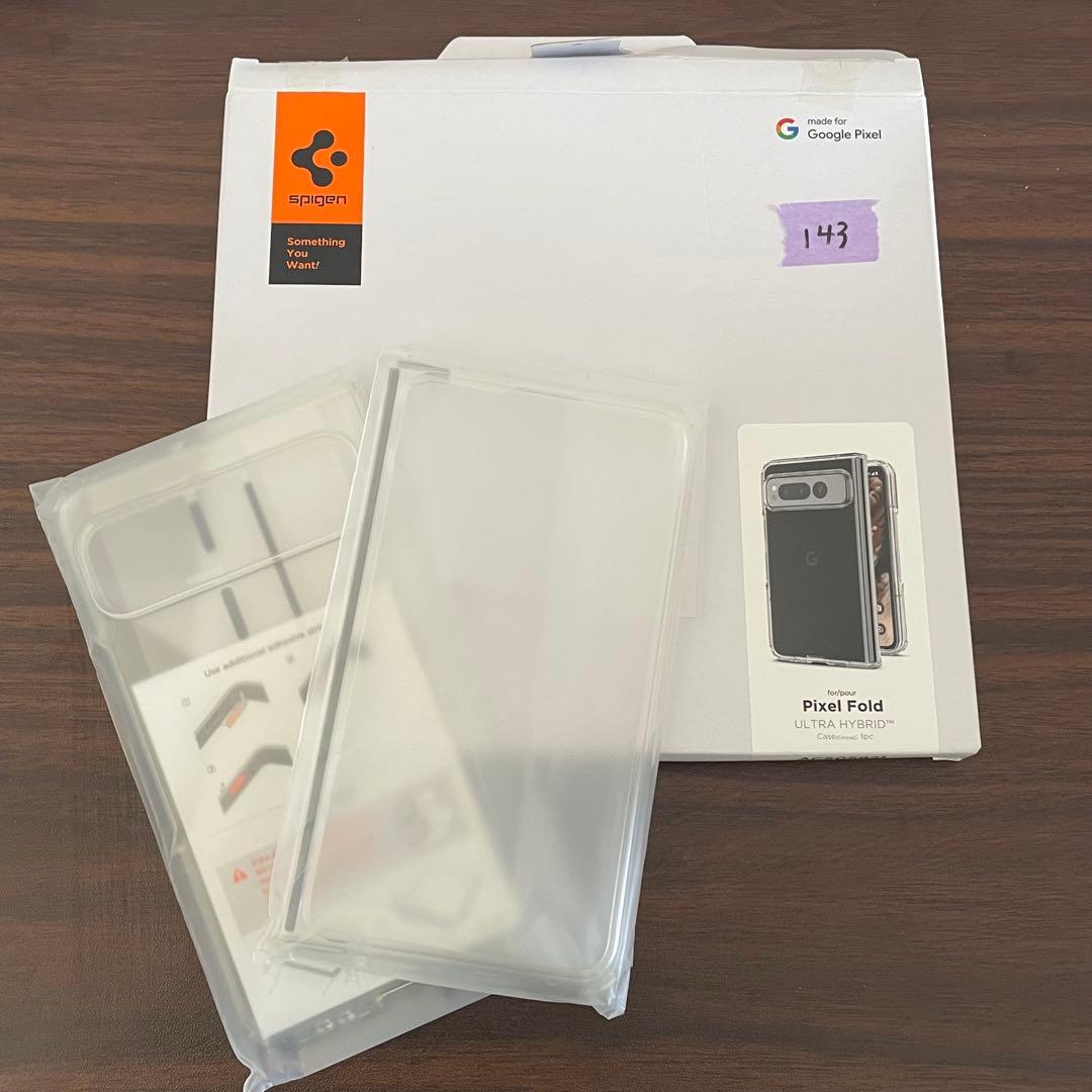 Spigen Pixel Fold Case, Crystal Clear Bumper Case, Military Grade Shockproof