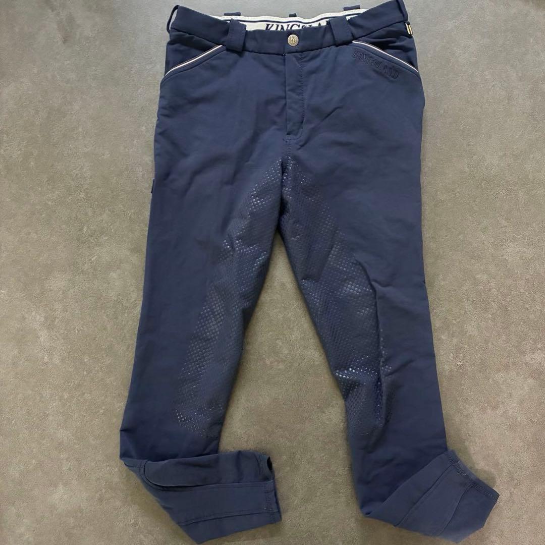 KINGSLAND Breeches with Non-Slip Grip Navy Size 48