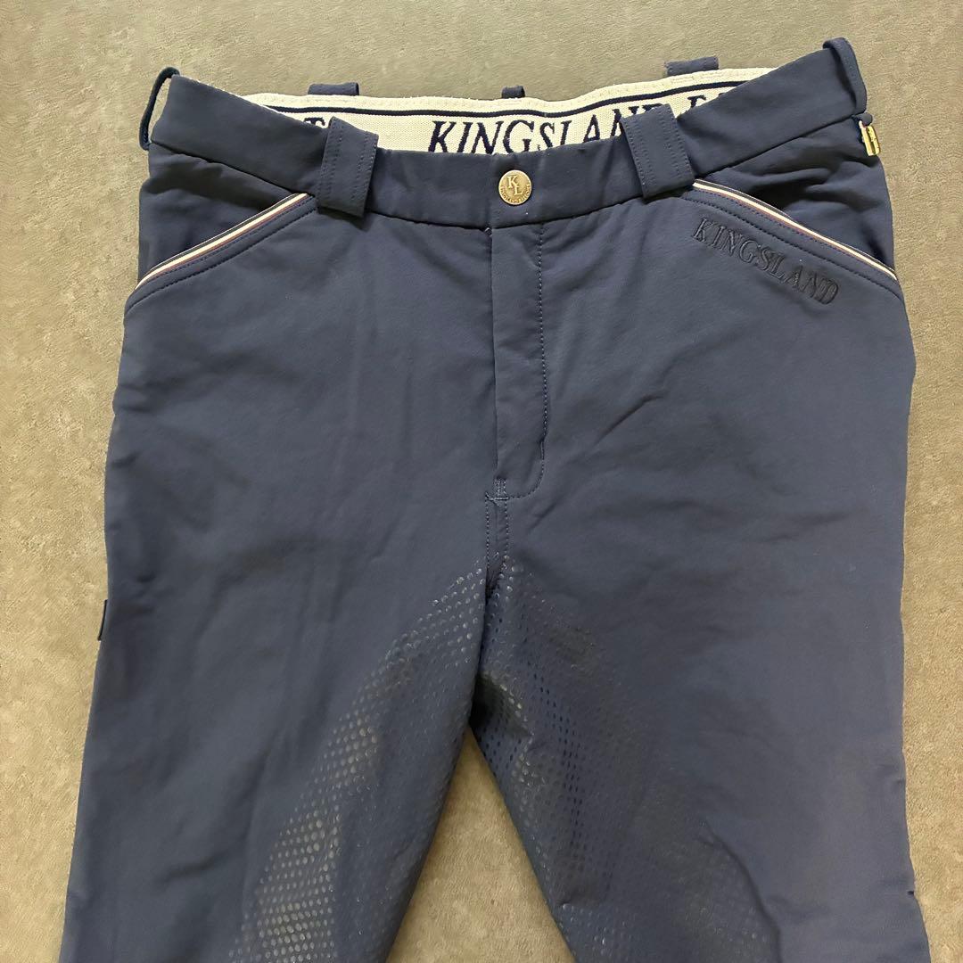 KINGSLAND Breeches with Non-Slip Grip Navy Size 48