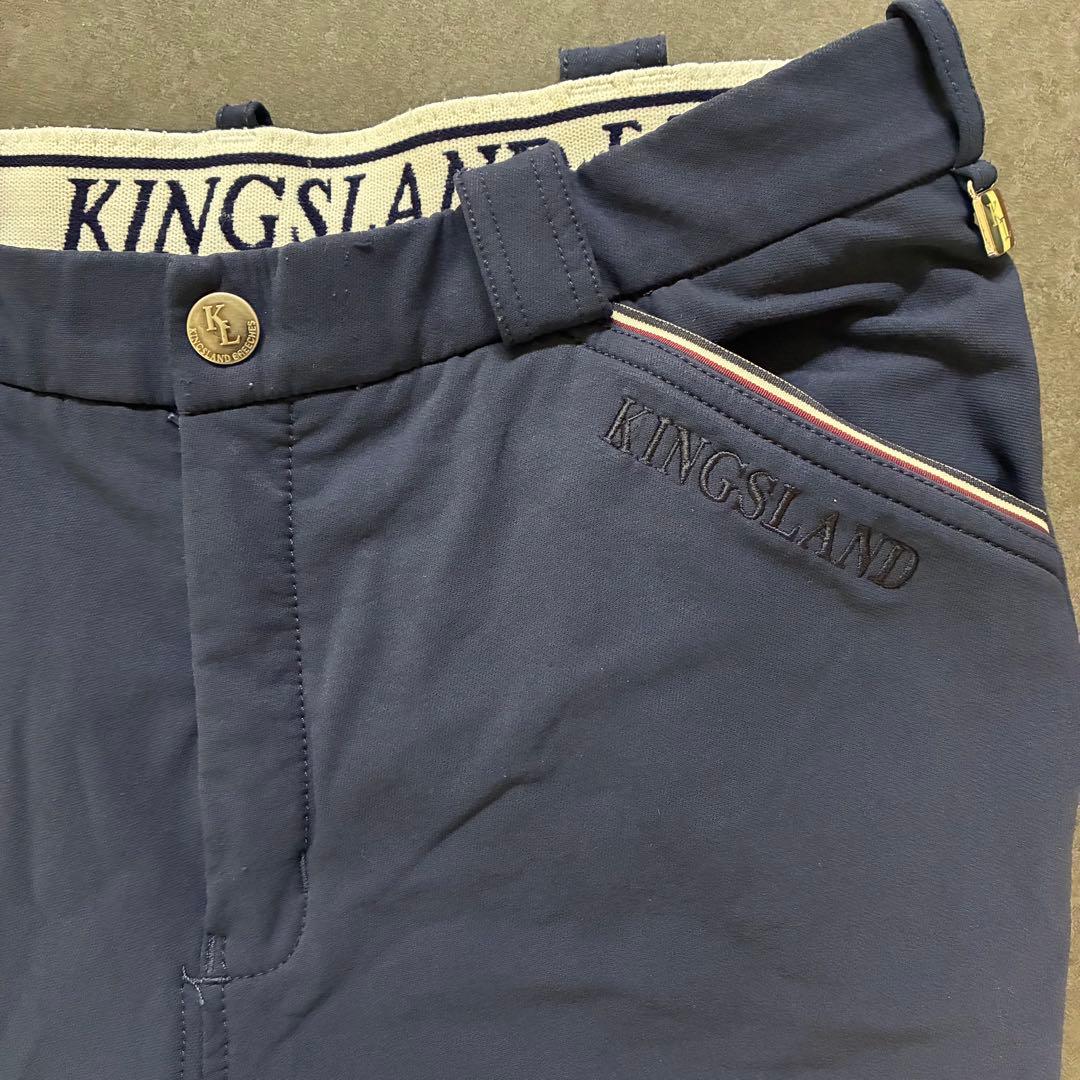 KINGSLAND Breeches with Non-Slip Grip Navy Size 48
