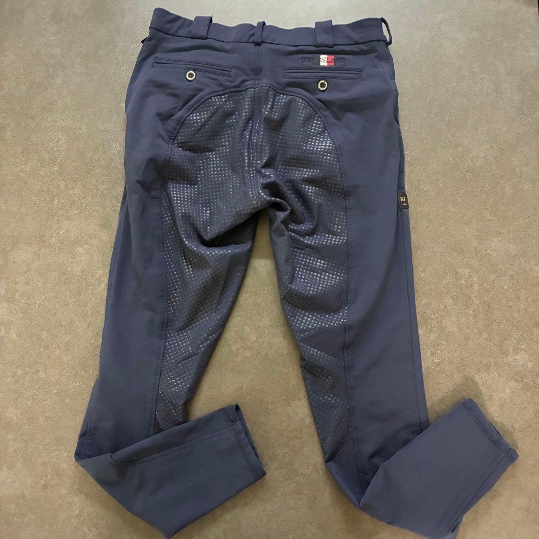 KINGSLAND Breeches with Non-Slip Grip Navy Size 48